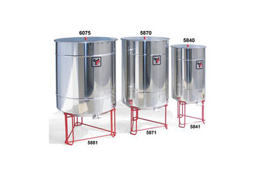 250kg S/S 'Zero' Tank W H.Gate & Stand