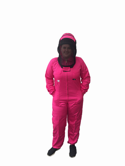 Pink EBS Suit Fold. Hood