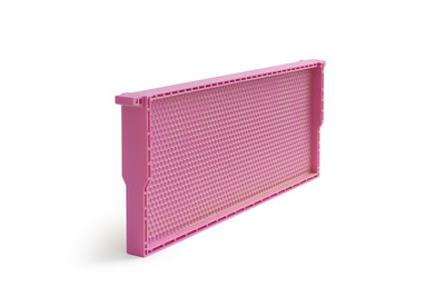 HoneyMax™ 3/4 Depth Hoffman Pink Plastic Frame - Waxed 30g