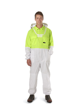 *Manufacturing Delay* Men's Suit with Folding Hood (Fluro)