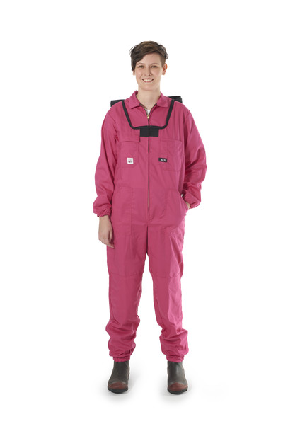 Women's Bee Suit with Folding Hood (Pink)