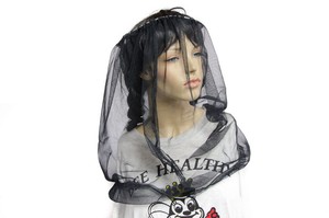 Pocket Veil - Black Polyester Mesh