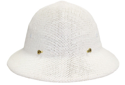 White Vented Hat & Band (USA)