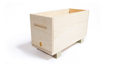 Flatpack Nuc Box with Bearers and Base - 5 Frame