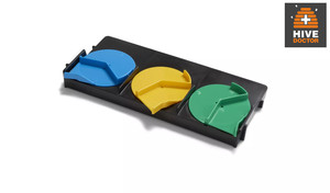 Hive Doctor Triple Disc Entrance for Smart Bottom Board (Black)